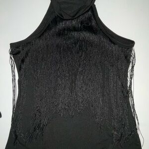 SHEIN Black Cut Out Tank Top